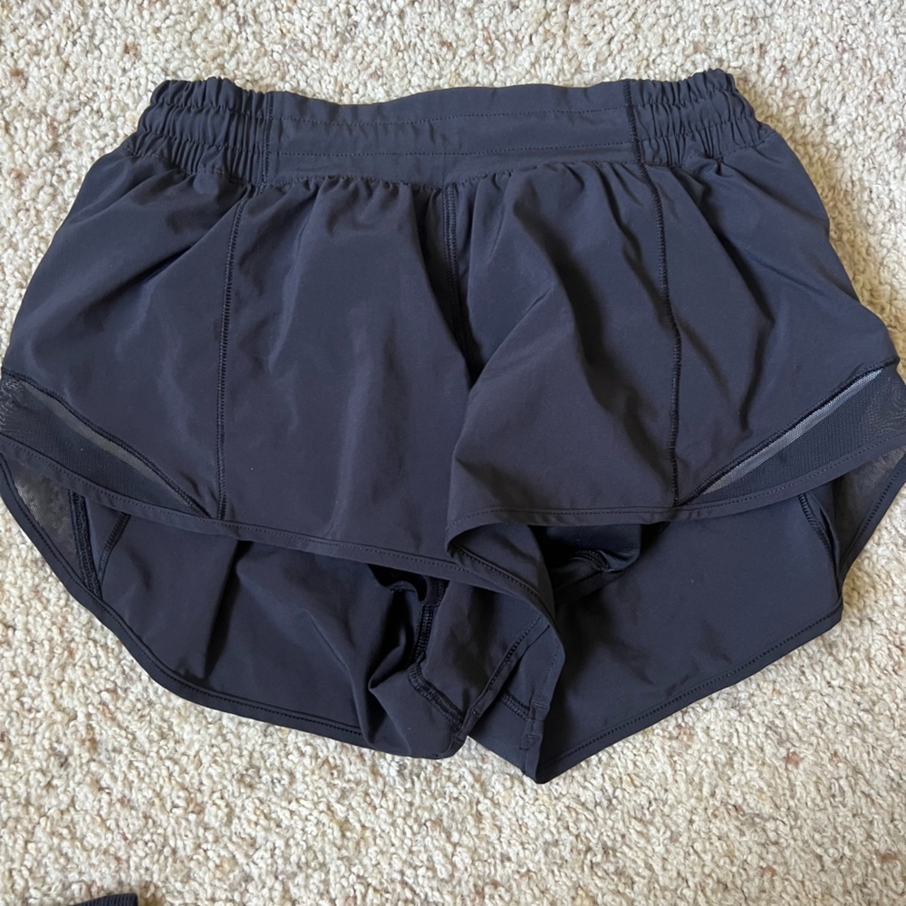 Women's Black Athletic Shorts